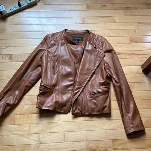 Ann Taylor lamb leather jacket size M